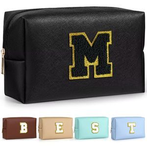 Monogrammed Gifts For Women, Preppy Makeup Bag Small Cosmetic Bag Travel👋